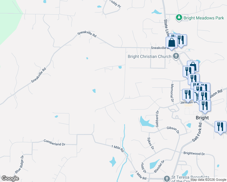 map of restaurants, bars, coffee shops, grocery stores, and more near 24237 Grubbs Road East in Lawrenceburg