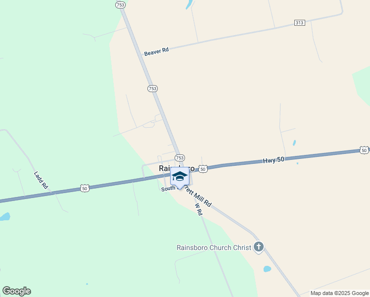 map of restaurants, bars, coffee shops, grocery stores, and more near 7620 South R 753 in Bainbridge