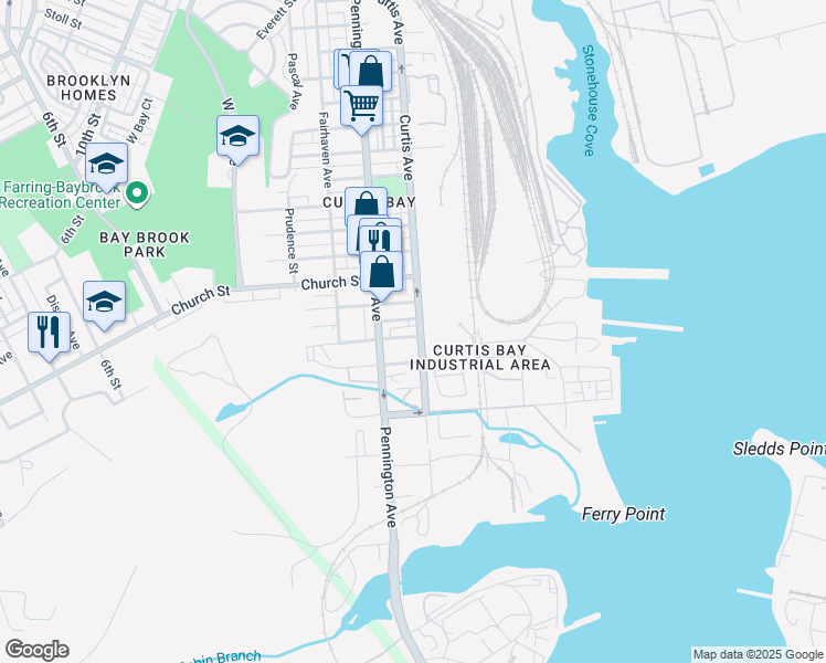 map of restaurants, bars, coffee shops, grocery stores, and more near 1638 Ceddox Street in Baltimore