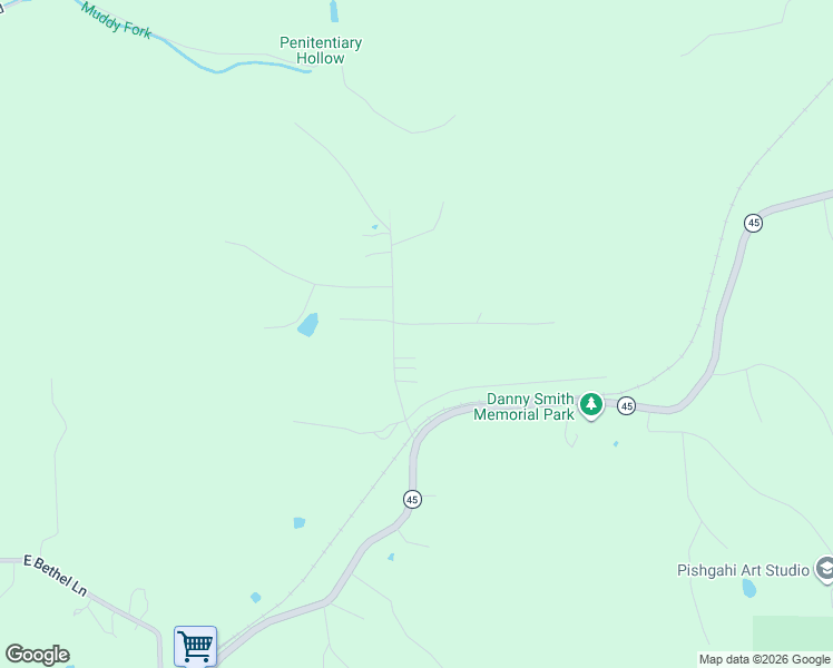 map of restaurants, bars, coffee shops, grocery stores, and more near 5385-5435 Earl Young Road in Bloomington