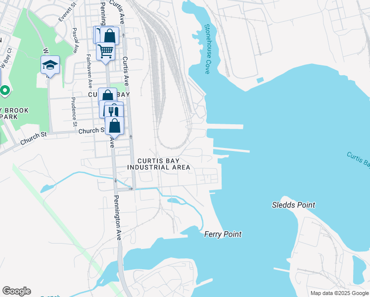 map of restaurants, bars, coffee shops, grocery stores, and more near 1910 Benhill Avenue in Baltimore