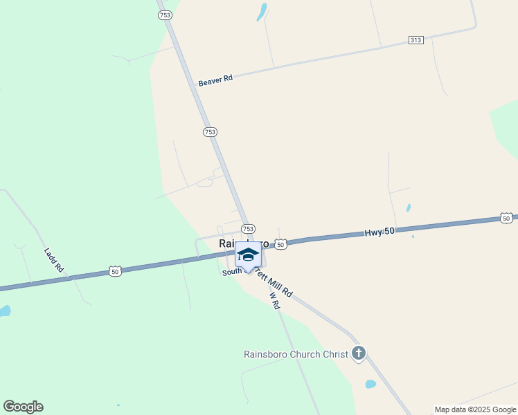 map of restaurants, bars, coffee shops, grocery stores, and more near 7620 South R 753 in Bainbridge