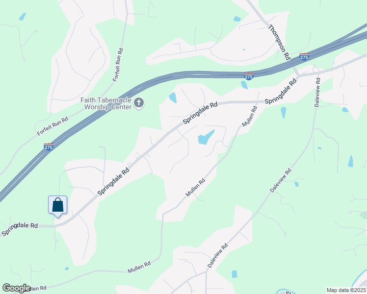 map of restaurants, bars, coffee shops, grocery stores, and more near 7955 Spring Leaf Drive in Cincinnati