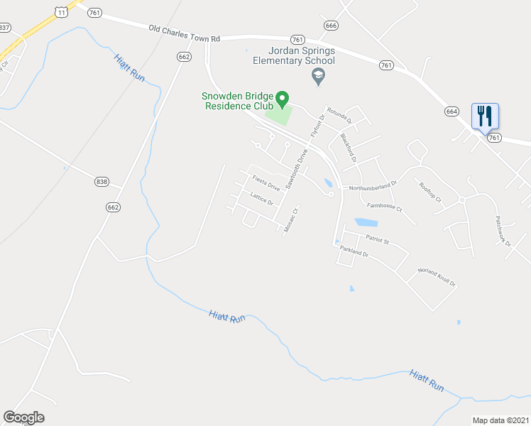 map of restaurants, bars, coffee shops, grocery stores, and more near 212 Centennial Drive in Stephenson