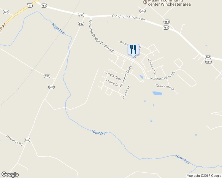 map of restaurants, bars, coffee shops, grocery stores, and more near 218 Centennial Drive in Stephenson