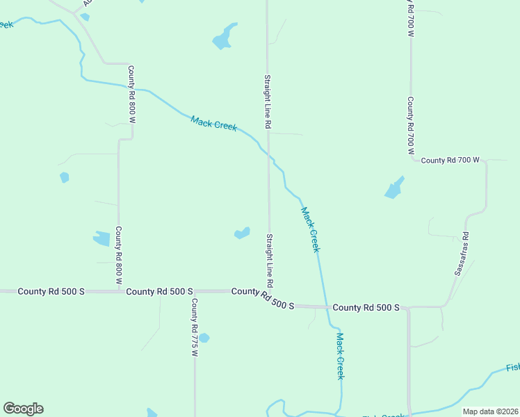 map of restaurants, bars, coffee shops, grocery stores, and more near County Road 750 West in Freedom