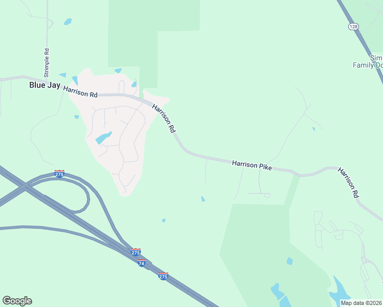 map of restaurants, bars, coffee shops, grocery stores, and more near 8668 Harrison Avenue in Cleves