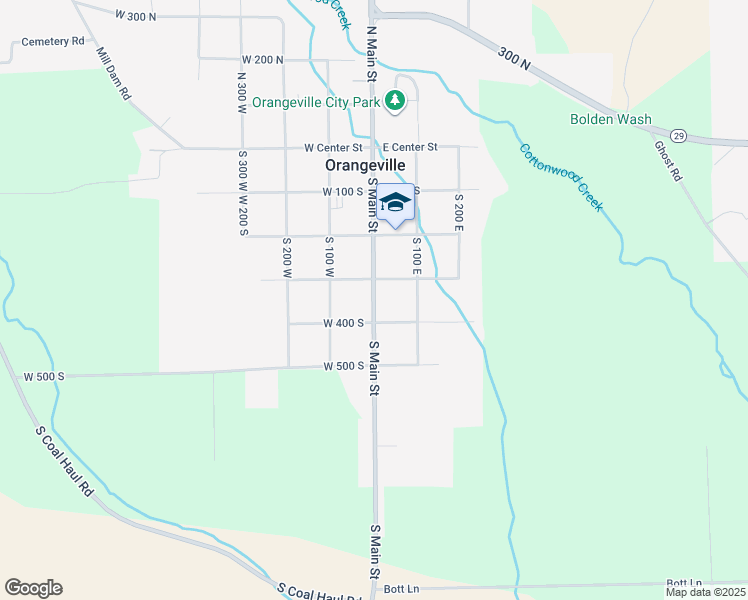 map of restaurants, bars, coffee shops, grocery stores, and more near 375 South Main Street in Orangeville