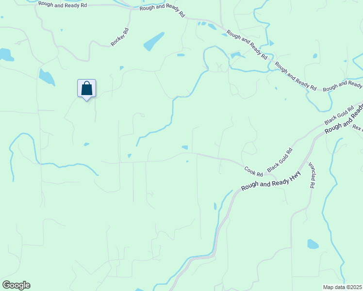 map of restaurants, bars, coffee shops, grocery stores, and more near in Rough and Ready