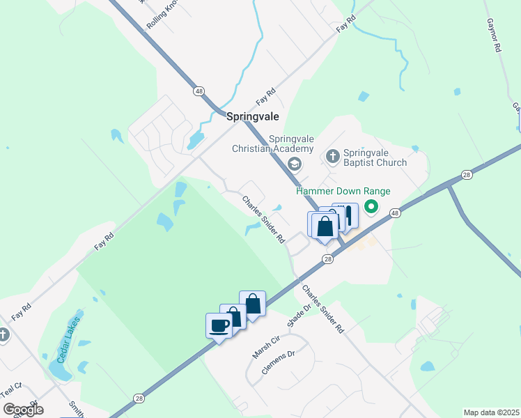 map of restaurants, bars, coffee shops, grocery stores, and more near 3699 Clydesdale Circle in Loveland