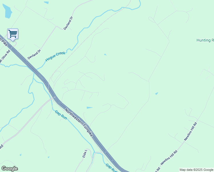map of restaurants, bars, coffee shops, grocery stores, and more near 275 Pinehill Drive in Winchester