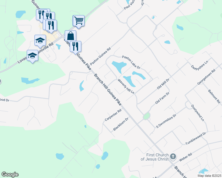 map of restaurants, bars, coffee shops, grocery stores, and more near 1130 Windsail Cove in Loveland