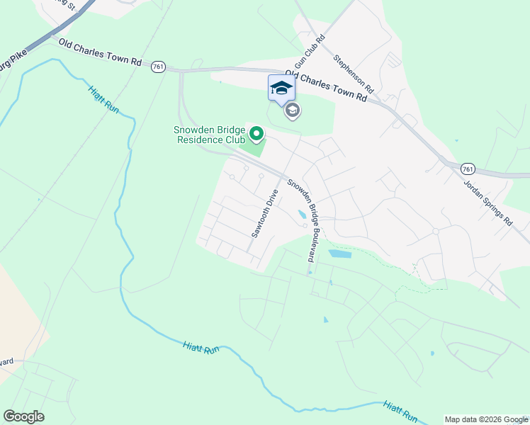 map of restaurants, bars, coffee shops, grocery stores, and more near Sawtooth Drive in Stephenson