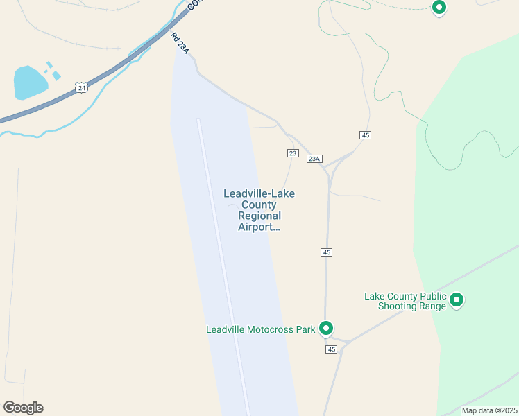 map of restaurants, bars, coffee shops, grocery stores, and more near 915 County Road 23 in Leadville