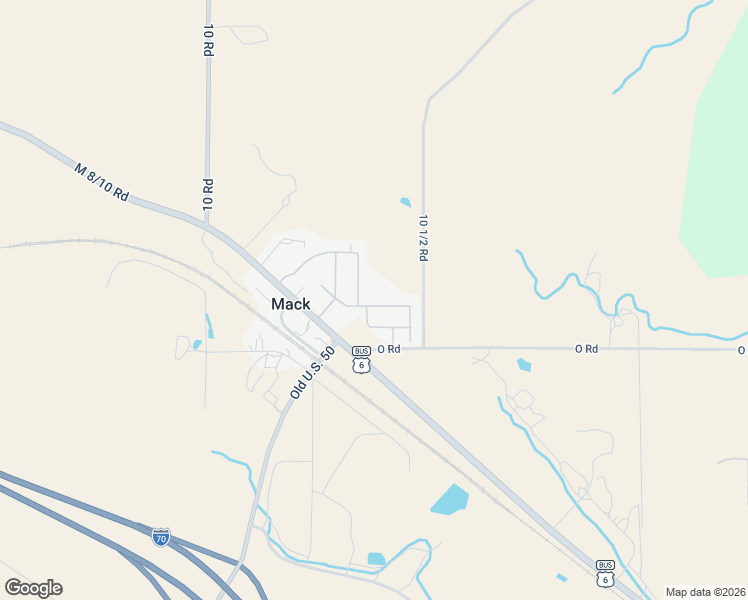 map of restaurants, bars, coffee shops, grocery stores, and more near 1037 Gilsonite in Mack