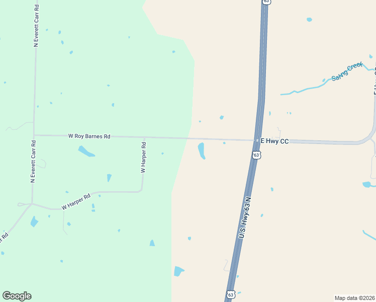 map of restaurants, bars, coffee shops, grocery stores, and more near 270 E Roy Barnes Rd in Sturgeon