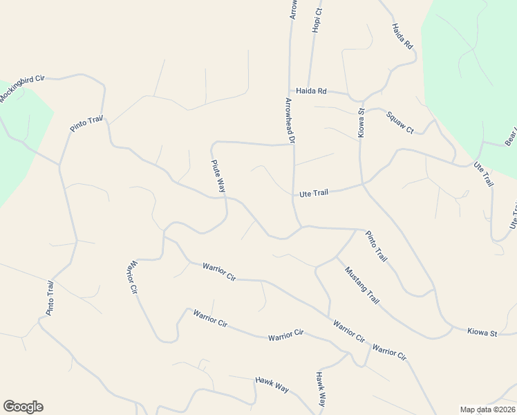 map of restaurants, bars, coffee shops, grocery stores, and more near 94 Ute Trail in Jefferson
