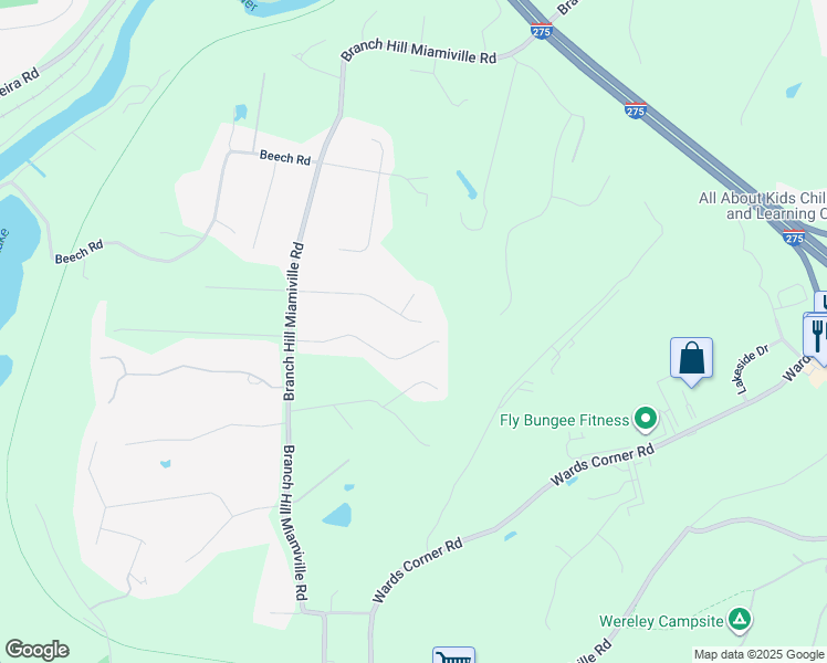 map of restaurants, bars, coffee shops, grocery stores, and more near 6268 Ryan Circle in Loveland