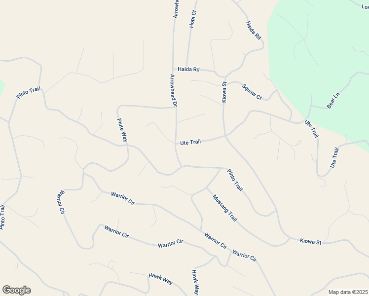 map of restaurants, bars, coffee shops, grocery stores, and more near 52 Ute Trail in Jefferson