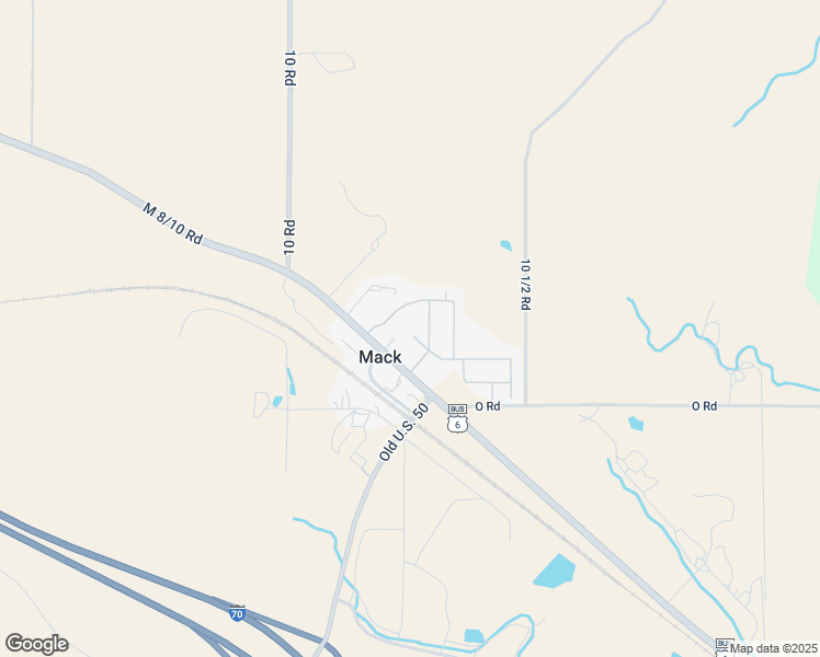 map of restaurants, bars, coffee shops, grocery stores, and more near 1018 Old US Highway 6 & 50 in Mack
