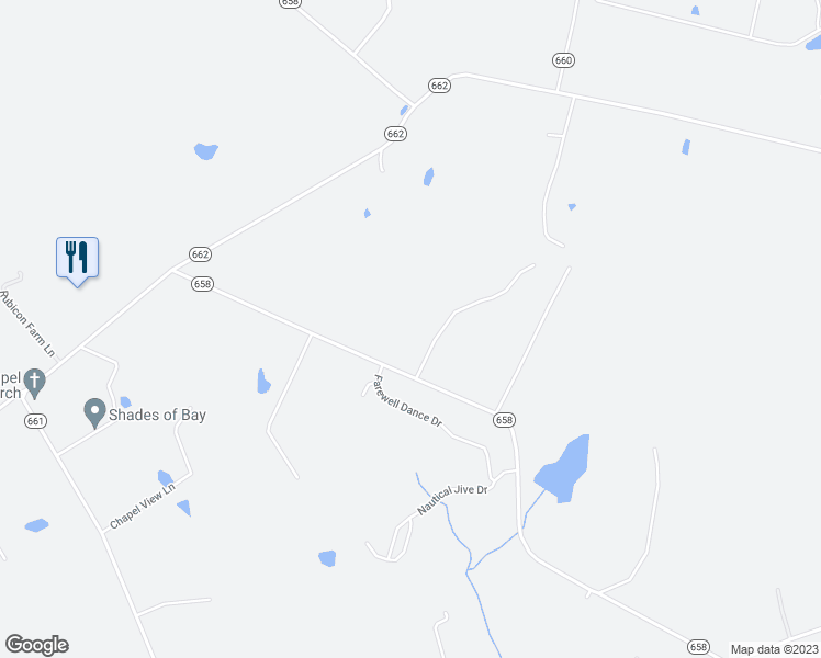 map of restaurants, bars, coffee shops, grocery stores, and more near 43160 Evans Pond Road in Leesburg