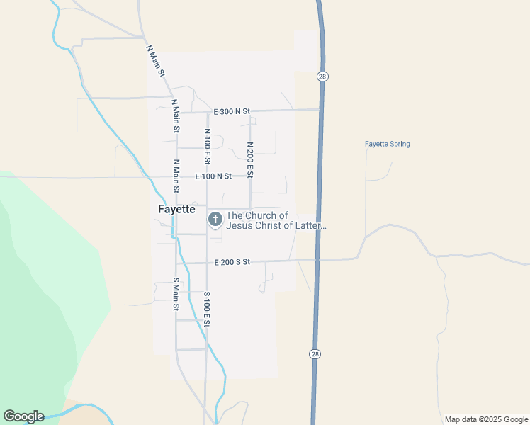map of restaurants, bars, coffee shops, grocery stores, and more near in Fayette