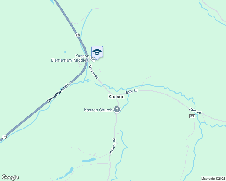 map of restaurants, bars, coffee shops, grocery stores, and more near 371 Kasson Road in Moatsville