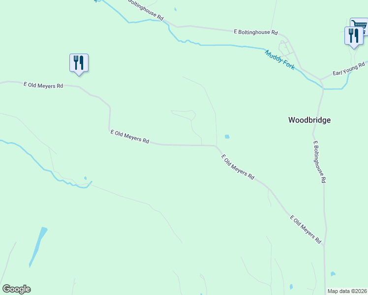 map of restaurants, bars, coffee shops, grocery stores, and more near 3680 East Old Myers Road in Bloomington