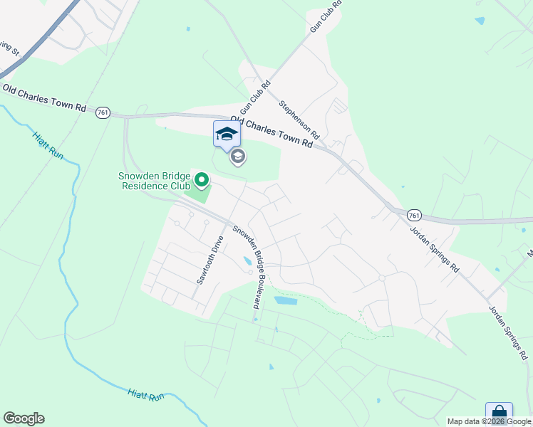 map of restaurants, bars, coffee shops, grocery stores, and more near 139 Blackford Drive in Stephenson