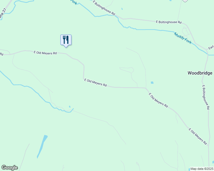 map of restaurants, bars, coffee shops, grocery stores, and more near 2601 East Old Myers Road in Bloomington