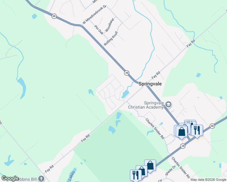 map of restaurants, bars, coffee shops, grocery stores, and more near 157 Gateway Drive in Loveland