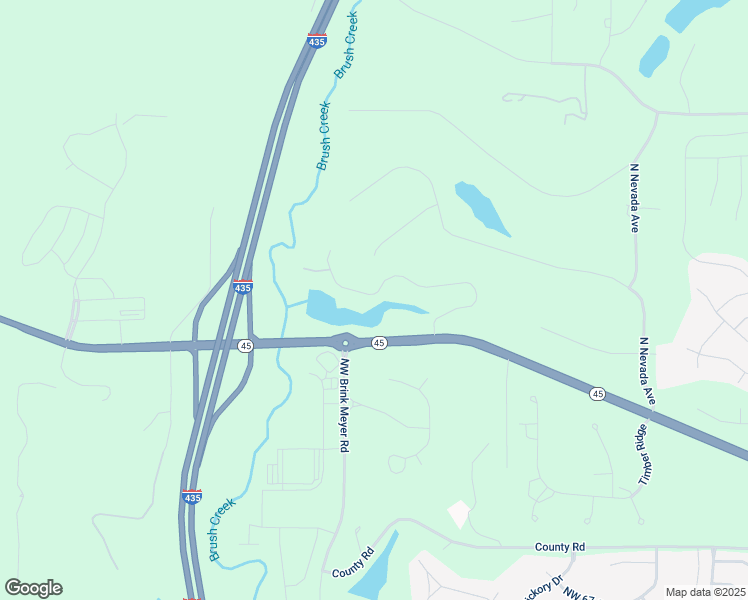 map of restaurants, bars, coffee shops, grocery stores, and more near 15103 Northwest 72nd Street in Parkville