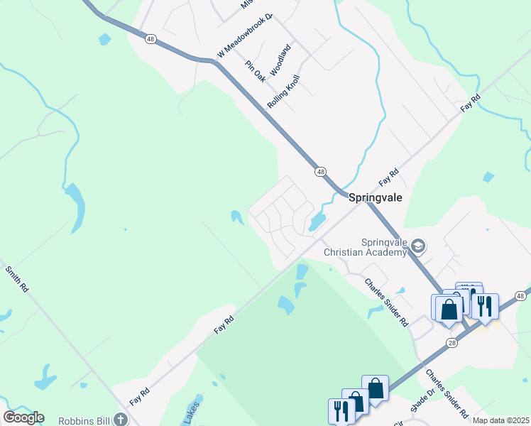 map of restaurants, bars, coffee shops, grocery stores, and more near 126 Heather Drive in Loveland