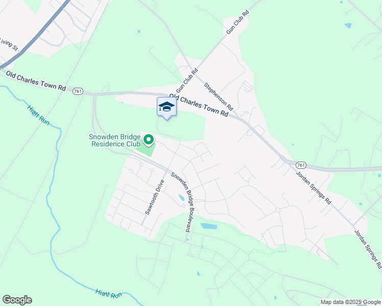 map of restaurants, bars, coffee shops, grocery stores, and more near 120 Rotunda Drive in Stephenson