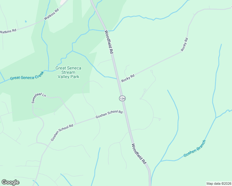 map of restaurants, bars, coffee shops, grocery stores, and more near 22512 Woodfield Road in Gaithersburg