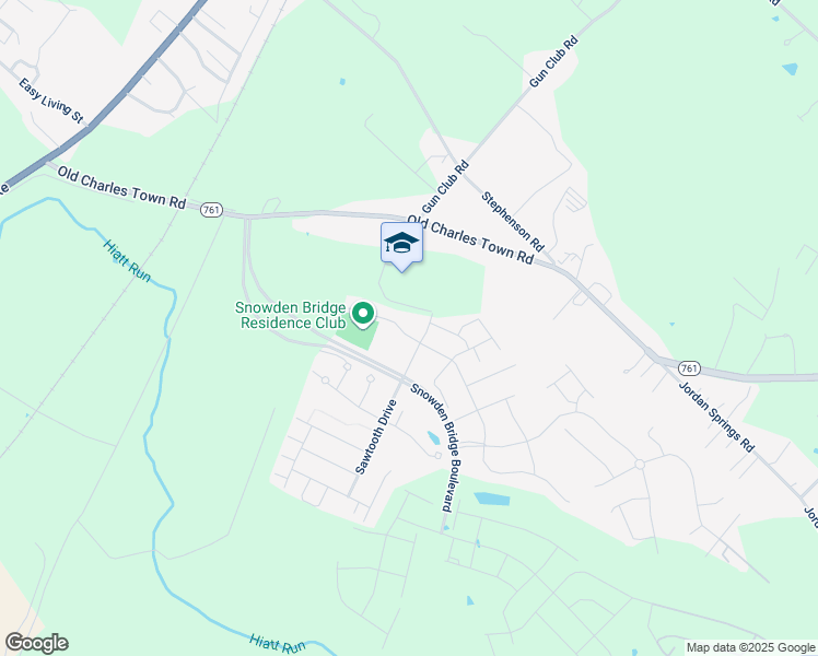 map of restaurants, bars, coffee shops, grocery stores, and more near 102 Buccaneer Court in Stephenson