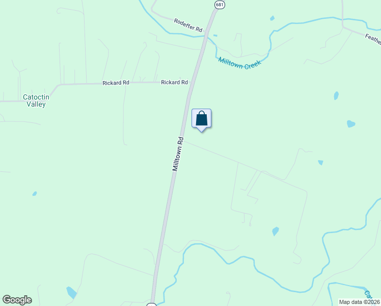 map of restaurants, bars, coffee shops, grocery stores, and more near 39693 Rocky Lane in Lovettsville