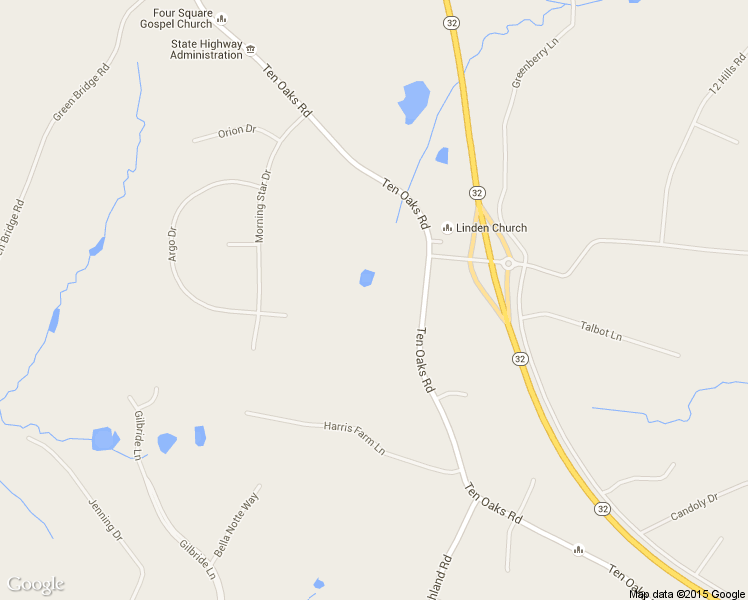 map of restaurants, bars, coffee shops, grocery stores, and more near 5200 Ten Oaks Road in Clarksville