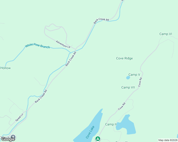map of restaurants, bars, coffee shops, grocery stores, and more near 1901 Back Creek Road in Gore