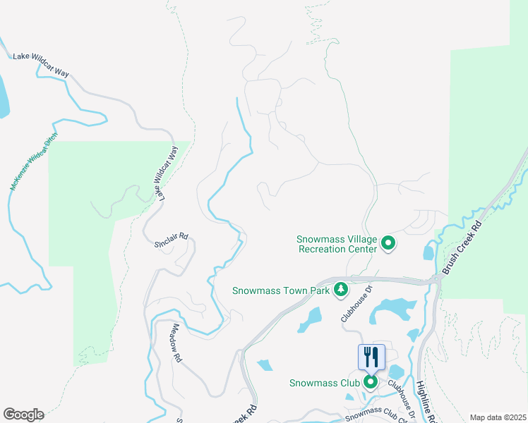 map of restaurants, bars, coffee shops, grocery stores, and more near 169 Branding Lane in Aspen