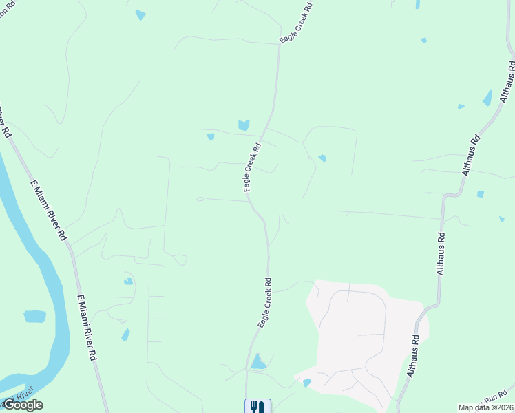 map of restaurants, bars, coffee shops, grocery stores, and more near 8088 Eagle Creek Road in Cincinnati