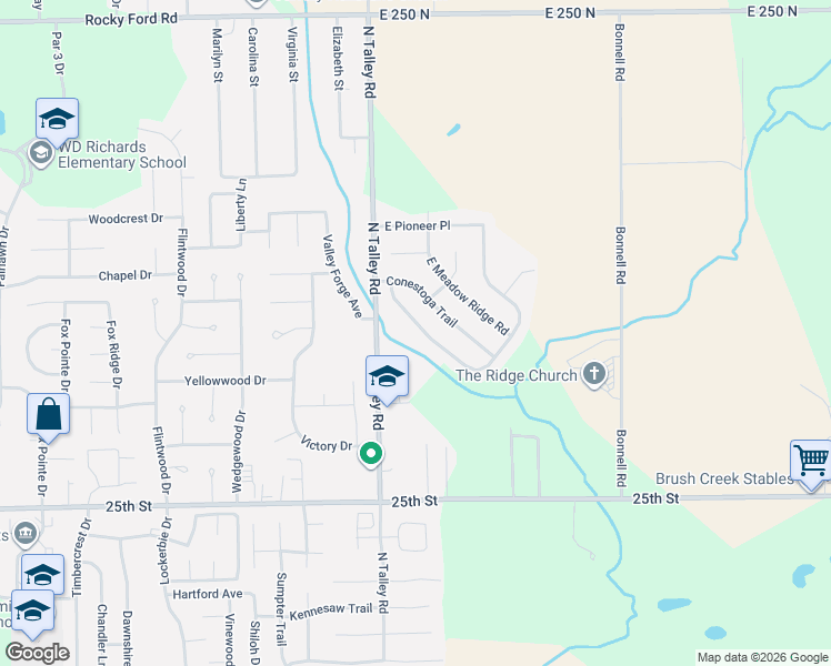 map of restaurants, bars, coffee shops, grocery stores, and more near 6075 Prairie Stream Way in Columbus