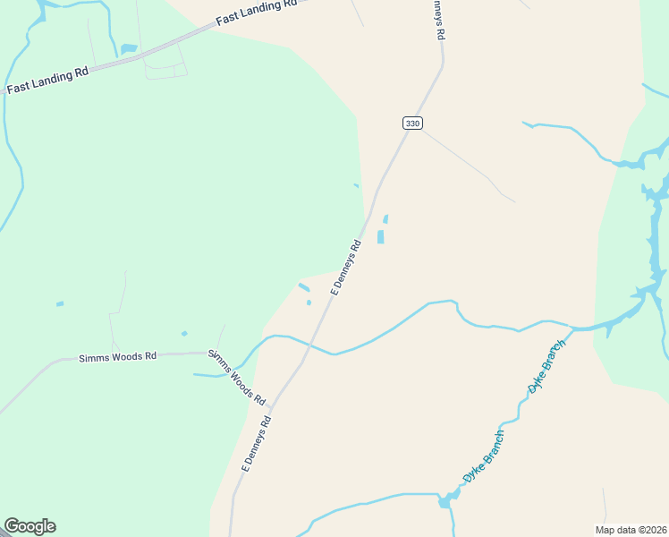 map of restaurants, bars, coffee shops, grocery stores, and more near 1525 East Denneys Road in Dover