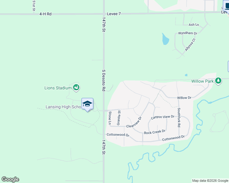 map of restaurants, bars, coffee shops, grocery stores, and more near 851 Canyon Lane in Lansing