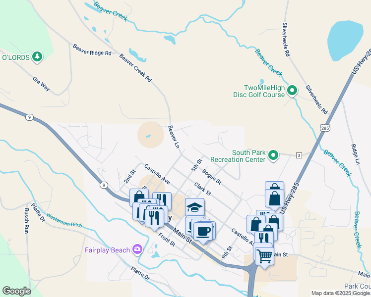 398 Beaver Creek Road, Fairplay CO Walk Score