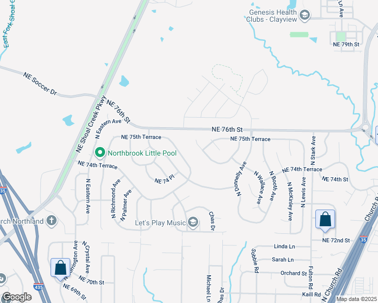 map of restaurants, bars, coffee shops, grocery stores, and more near in Kansas City