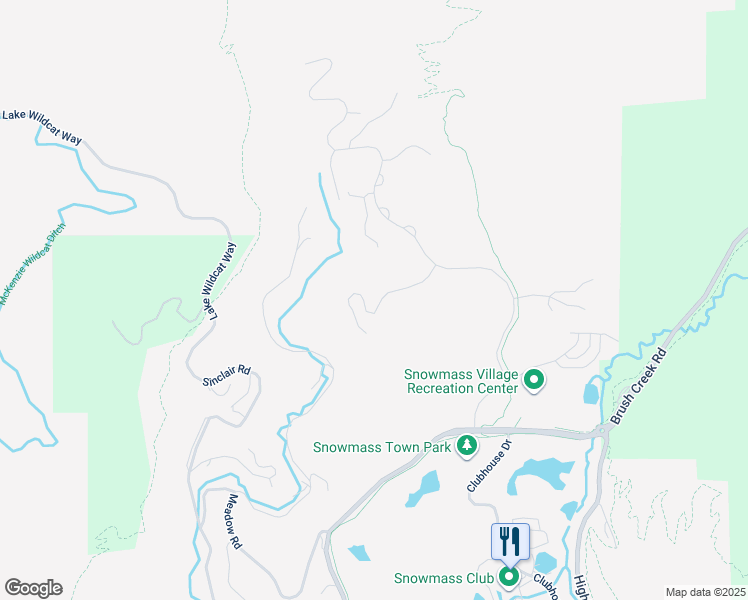 map of restaurants, bars, coffee shops, grocery stores, and more near 169 Branding Lane in Aspen