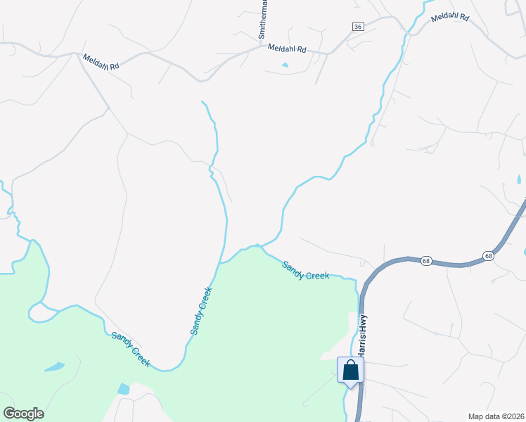 map of restaurants, bars, coffee shops, grocery stores, and more near 123 Meldahl Road in Washington