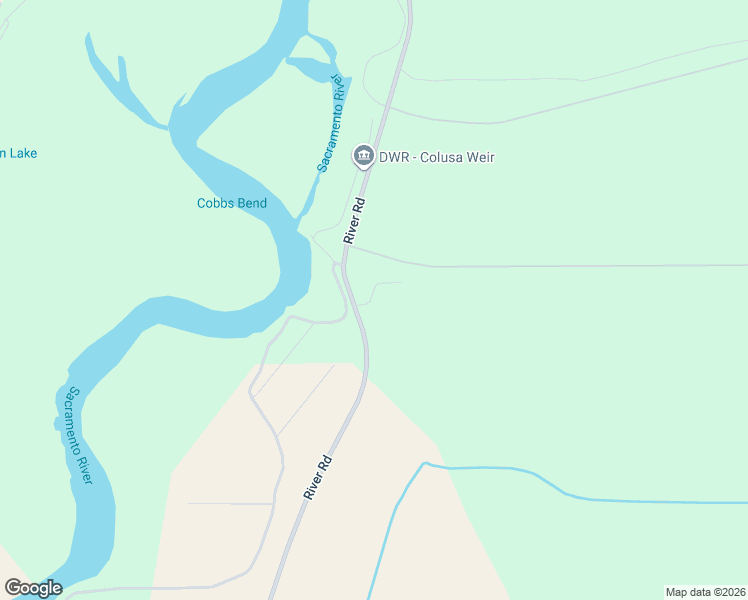 map of restaurants, bars, coffee shops, grocery stores, and more near 3488 River Road in Colusa