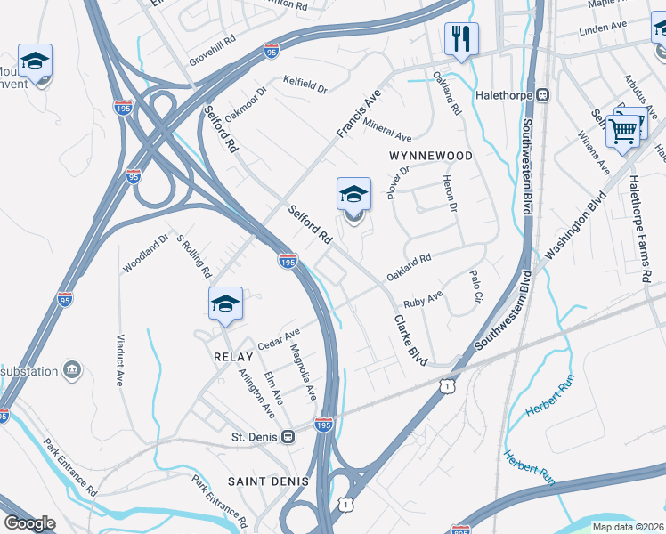 map of restaurants, bars, coffee shops, grocery stores, and more near 5816 Richardson Mews Square in Arbutus